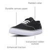image:imageLugz Mens Lear Fashion SneakerBlackWhite