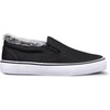 image:imageLugz Womens Clipper LX Faux Fur Classic Slipon SneakerBlackWhite