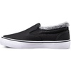 image:imageLugz Womens Clipper LX Faux Fur Classic Slipon SneakerBlackWhite