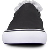 image:imageLugz Womens Clipper LX Faux Fur Classic Slipon SneakerBlackWhite