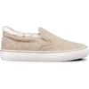 image:imageLugz Womens Clipper LX Faux Fur Classic Slipon SneakerFawnCreamOff White