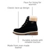 image:imageLugz womens Convoy Faux Fur Lace Up BootsFashion BootBlackCreamGum
