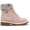 image:imageLugz womens Convoy Faux Fur Lace Up BootsFashion BootSoft PinkBoneGum
