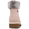 image:imageLugz womens Convoy Faux Fur Lace Up BootsFashion BootSoft PinkBoneGum