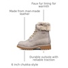 image:imageLugz womens Convoy Faux Fur Lace Up BootsFashion BootWarm GreyGum