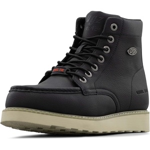 image:imageLugz Mens Monterey Steel ToeBlackCreamGum