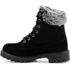 image:imageLugz womens Empire Hi Faux Fur Classic 6inch Chukka BootBlackBlackcharcoal