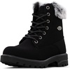 image:imageLugz womens Empire Hi Faux Fur Classic 6inch Chukka BootBlackBlackcharcoal